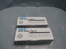 New 2Pack GENUINE SAVIN RICOH STAPLE TYPE K 410804 410802 9859 9858 502R-SA I1