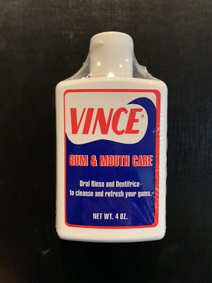 QTY 1: VINCE Oral Rinse: Gum & Mouth Care 4oz   Made in 2021
