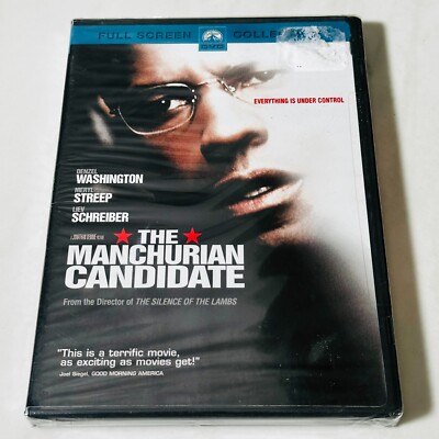 The Manchurian Candidate - DVD - New / Sealed - Denzel Washington Full Screen