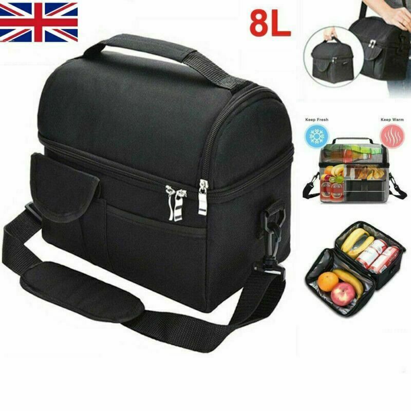 Large Insulated Lunch Bag Lunch Box For Work Office School Men Women