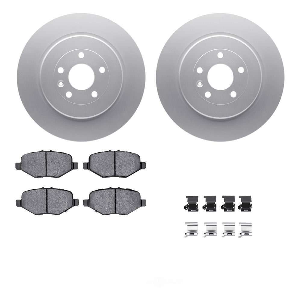 Disc+Brake+KitGeospec+Rotors+with+5000+Advanced+Brake+Pads+includes