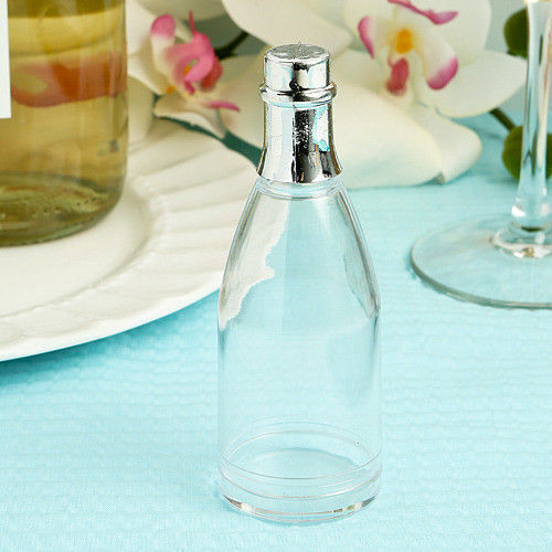 60250 Plain Clear Plastic Champagne Bottle DIY Wedding Party Favor eBay