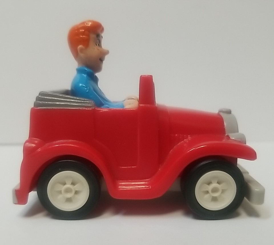 BURGER KING Collectable ARCHIES COMICS Archie in red car 1991 VINTAGE