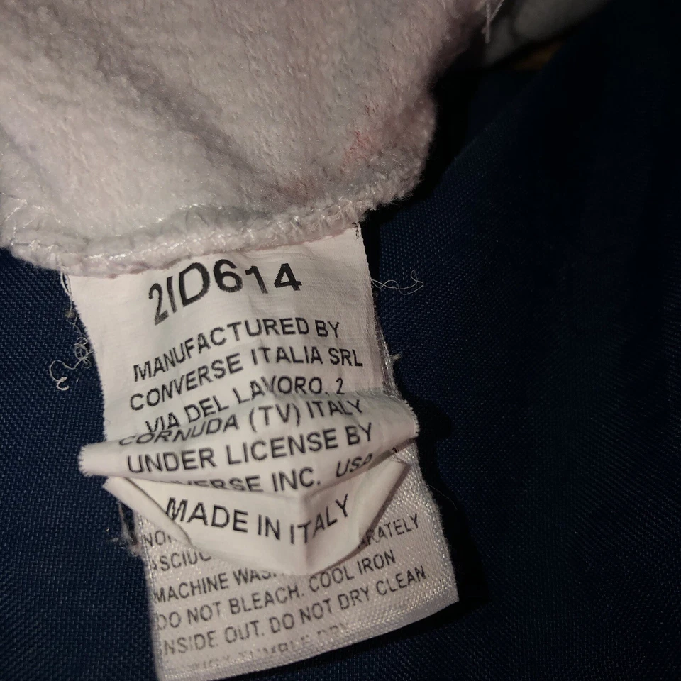 Sudadera con Capucha Converse Bandera Americana Talla Pequeña Capucha Skateboarding Skate HECHA EN ITALIA Foto 4 de 4