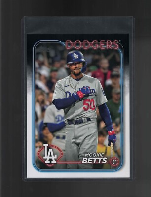 Mookie Betts SP 2024 Topps Flagship Collection #OTB-13 Oversized Dodgers