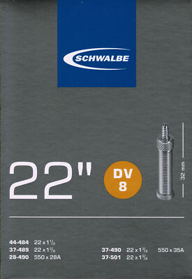 Schwalbe DV 8 22 Zoll Schlauch Dunlop Ventil