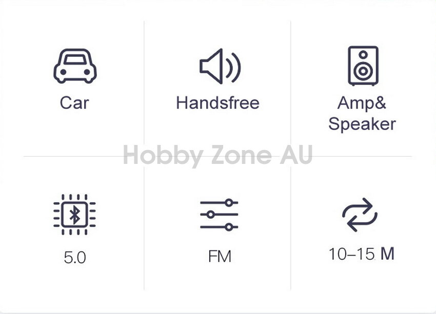 3in1 Bluetooth 5.0 Wireless Audio Receiver USB Adapter FM Transmitter 3.5mm AUX - Picture 3 of 12