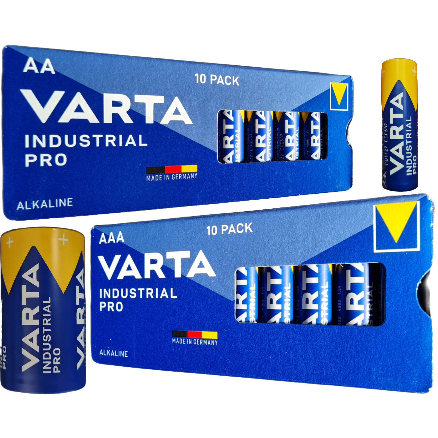 Thumbnail - Varta Industrial Pro | Aa Mignon | Aaa Micro | Mono D | Batterien