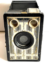 Vintage Kodak Brownie JR. Model SIX-16- Box Camera 1907 - Green Body