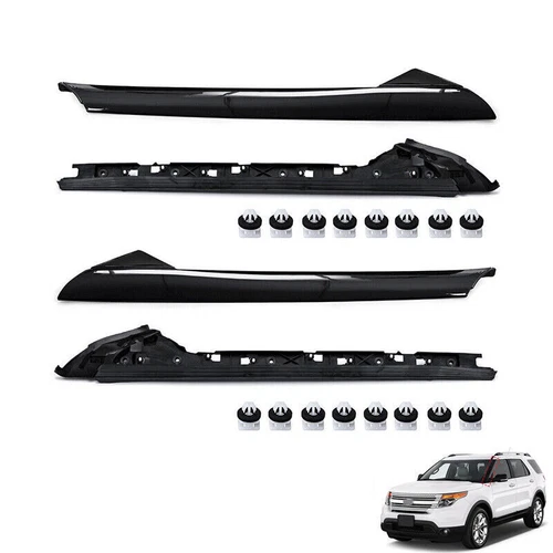 4Pcs For 11-19 Ford Explorer Left Right Side Windshield A-Pillar Molding Trim - Picture 1 of 22