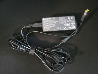 Lenovo ADLX45NCC2A Power Supply AC/DC Adapter 20v 2.25A 45W Square Tip PSU T450