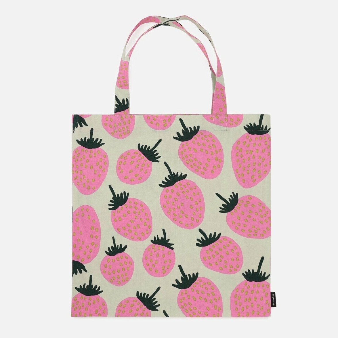 けいこママ　マリメッコ　マンシッカ　トレイ　ピンク　marimekko マリメッコ marimekko *MANSIKKA トレイ*お盆いちごレッド(ac87
