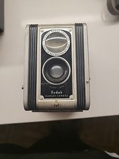 VINTAGE KODAK DUAFLEX BOX CAMERA WITH KODET LENS 620 Film Untested ORIGINAL box