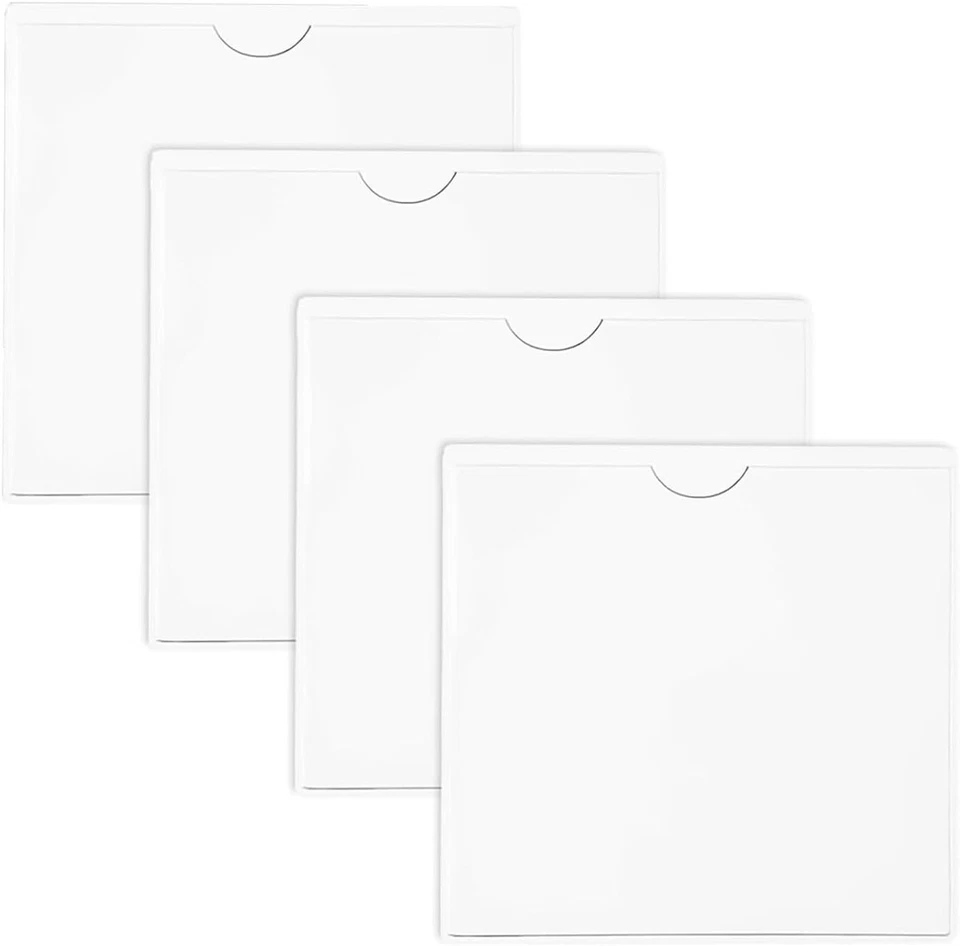 2x Plain Square Self Adhesive Parking Permit Holder to Fit All Cars Windscreens - Image 2 of 4