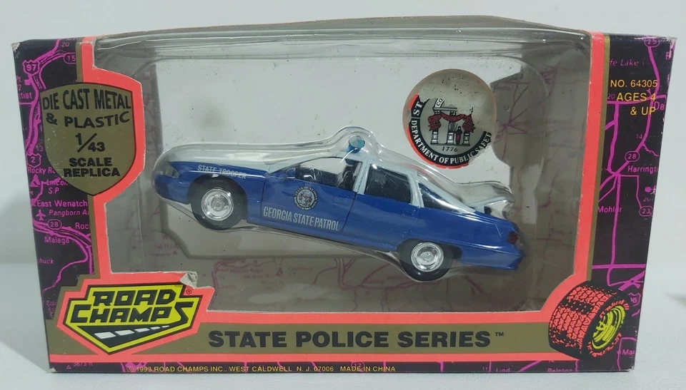 I105765 Road Champs 1/43 - State Police Series - Georgia State Patrol - 1993 - Immagine 2 di 4