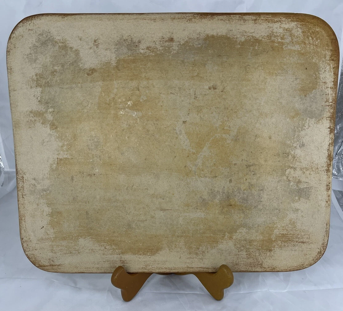 Pampered Chef 1350 Stoneware Rectangle Banking Stone 12 X 15" Cookie Sheet