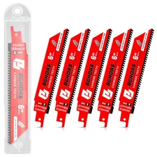 Carbide Reciprocating Saw Blade B0608CR Carbide Tip for Thick Metal Cutting, ...