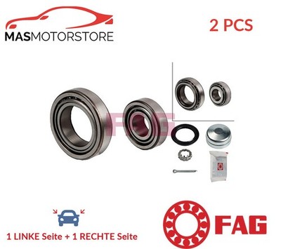 RADLAGERSATZ RADLAGER SATZ PAAR HINTEN FAG 713 6102 40 2PCS P FÜR AUDI 100,80
