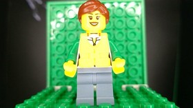 LEGO Minifigure Figure cty0713 Angler Female City Harbor 60147