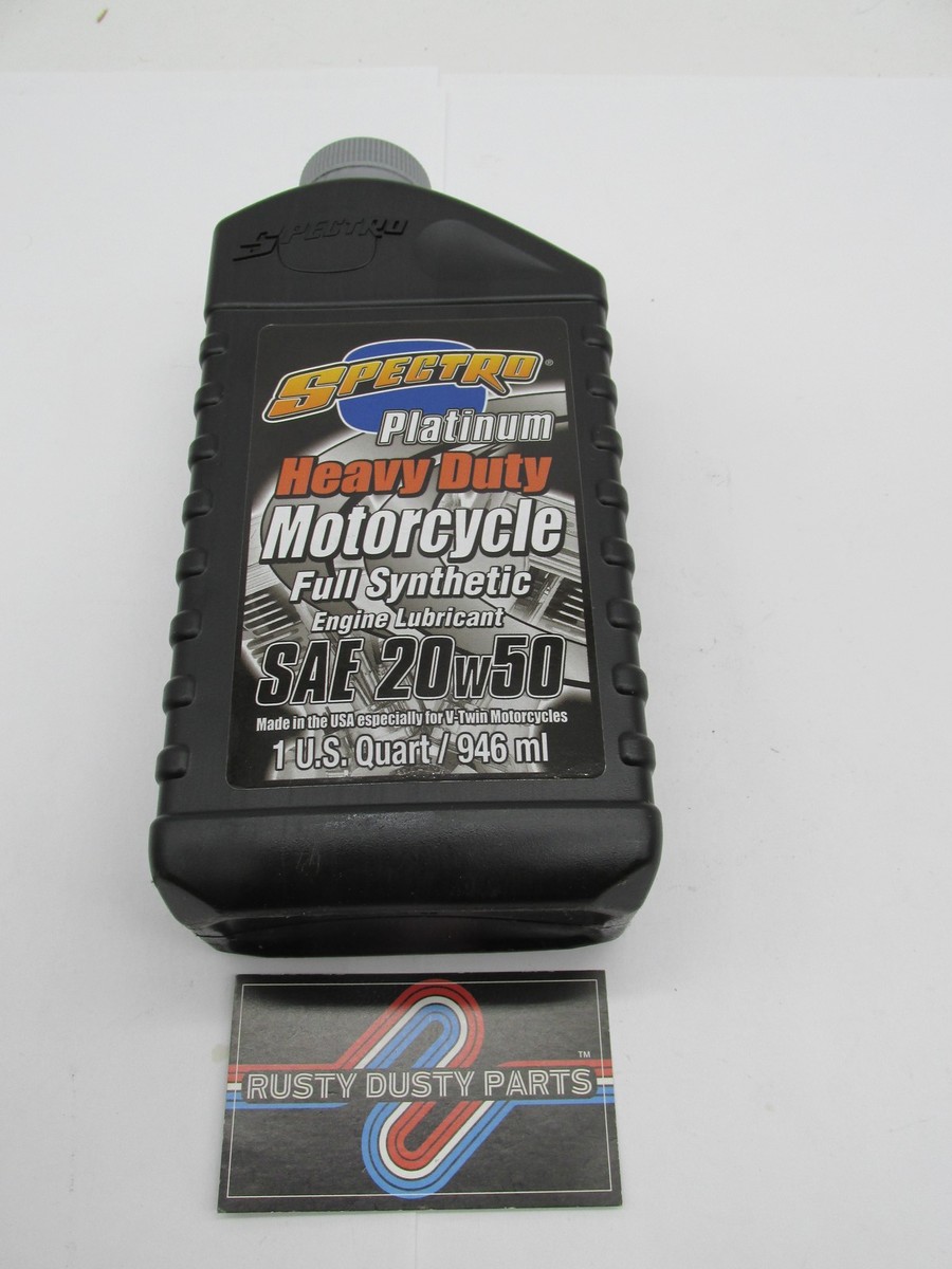 Spectro Platinum Heavy Duty Motorcycle Synthetic Engine Oil SAE