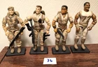 GI Joe ARAH Custom Desert Camo Figure Set Including The Fridge, Falcon, Mercer
