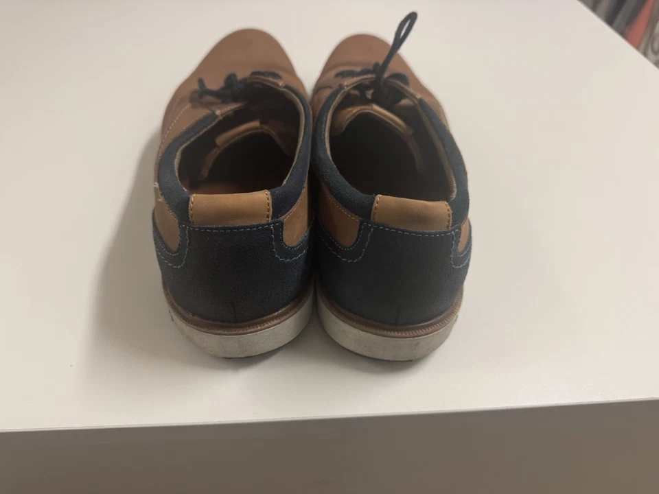 Zapatos Oxford de vestir marrón con cordones de gamuza Aldo para hombre talla 13 Foto 4 de 4