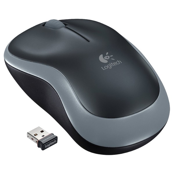 Logitech M185 - Kabellose Maus | Grau Neu-image