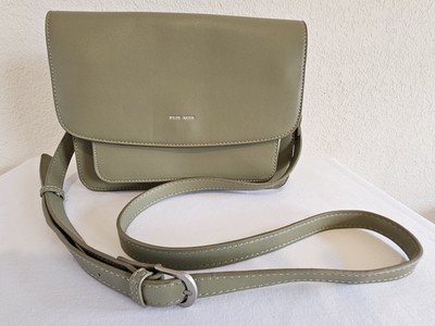 Pixie Mood Zoe Olive Green Vegan Faux Leather Crossbody Shoulder Bag