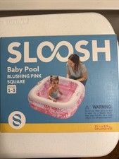 Sloosh Baby Pool Square Blushing Pink 32  X 8.5  Inflated Size