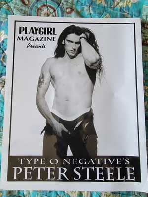 Peter Steele Type O Negative Playgirl Photos Glossy Prints 8x10 Early 2000s