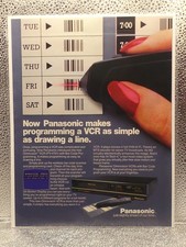 Vintage Panasonic Omnivision VCR (PV-4761) 1988 Print Advertising Full Page Ad