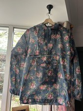 Cath Kidston Cag in a Bag, showerproof rain jacket size S uk 8-10