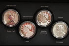 2017 American Liberty 225th Anniversary Silver Four-Medal Set W/ Box & COA.