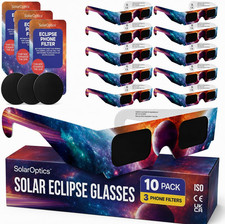 Sonnenfinsternisbrille 5Er-Pack Mit Handy-Filter &ndash; ISO 12312-2 & Ce-Zertifiziert