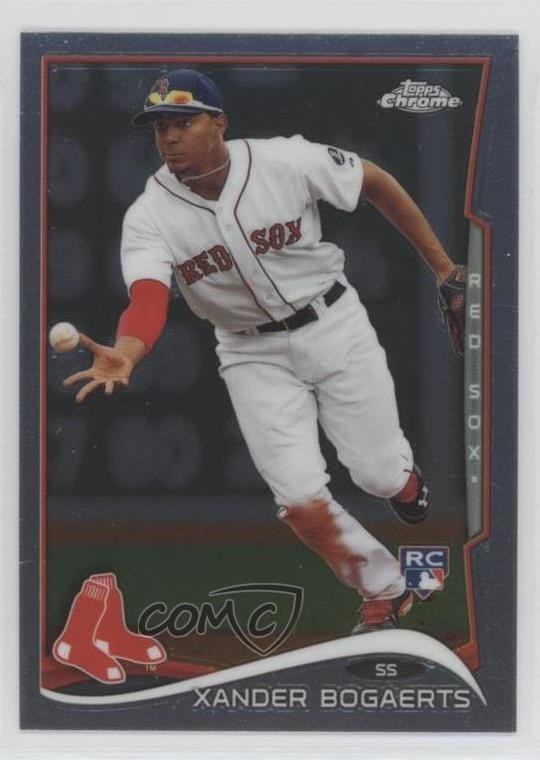 2014 Topps Chrome Xander Bogaerts (English Back) #25 2z3