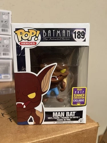 Funko Pop! DC Universe Batman Animated Series Man Bat #189 2017 SDCC Exclusive