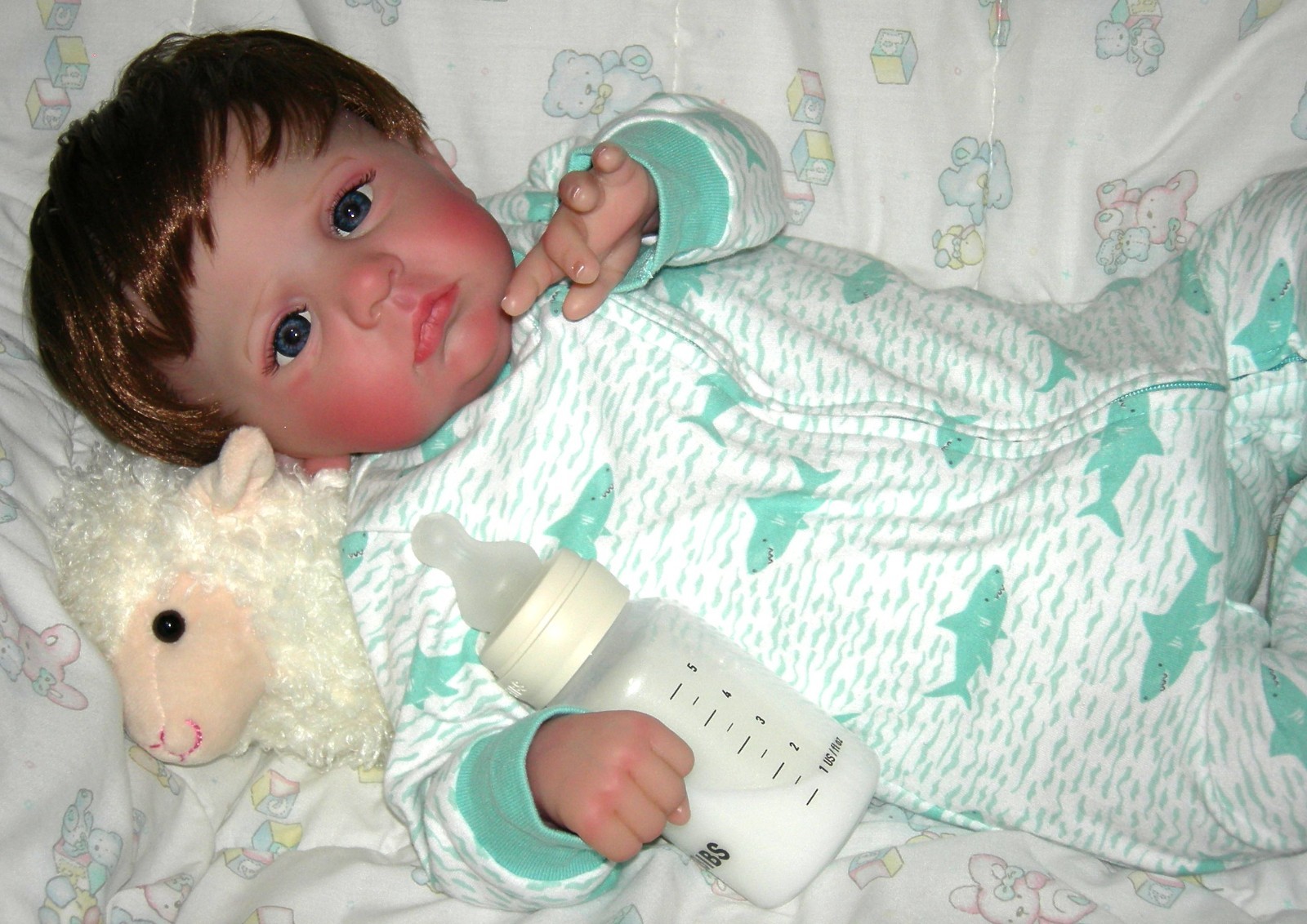 Reborn Replica Baby Boy Cameron Doll 21" & EXTRAS!! HTF!! FL