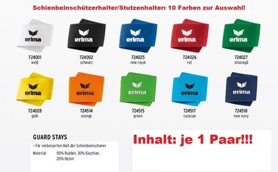 Erima Guard Stay Schienbeinschoner Halter Stutzenhalter Fußball Training Verein 