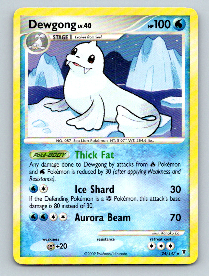 Dewgong Rare Supreme Victors 24 NM