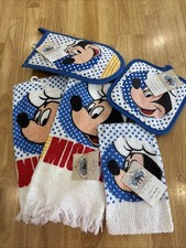 Mickey Mouse Towel Set-Mickey Kitchen Towels  Hot Pads