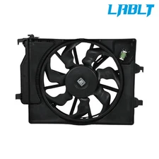 LABLT Radiator Cooling Fan Assembly For Hyundai Accent 2018-2022 Rio 2018-2023