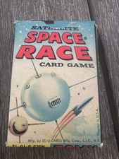 1957 Satellite Space Race Boxed Card Game Ed-U-Cards Read Description