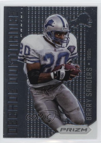 Barry Sanders #9 2012 Panini Prizm Decade Dominance card