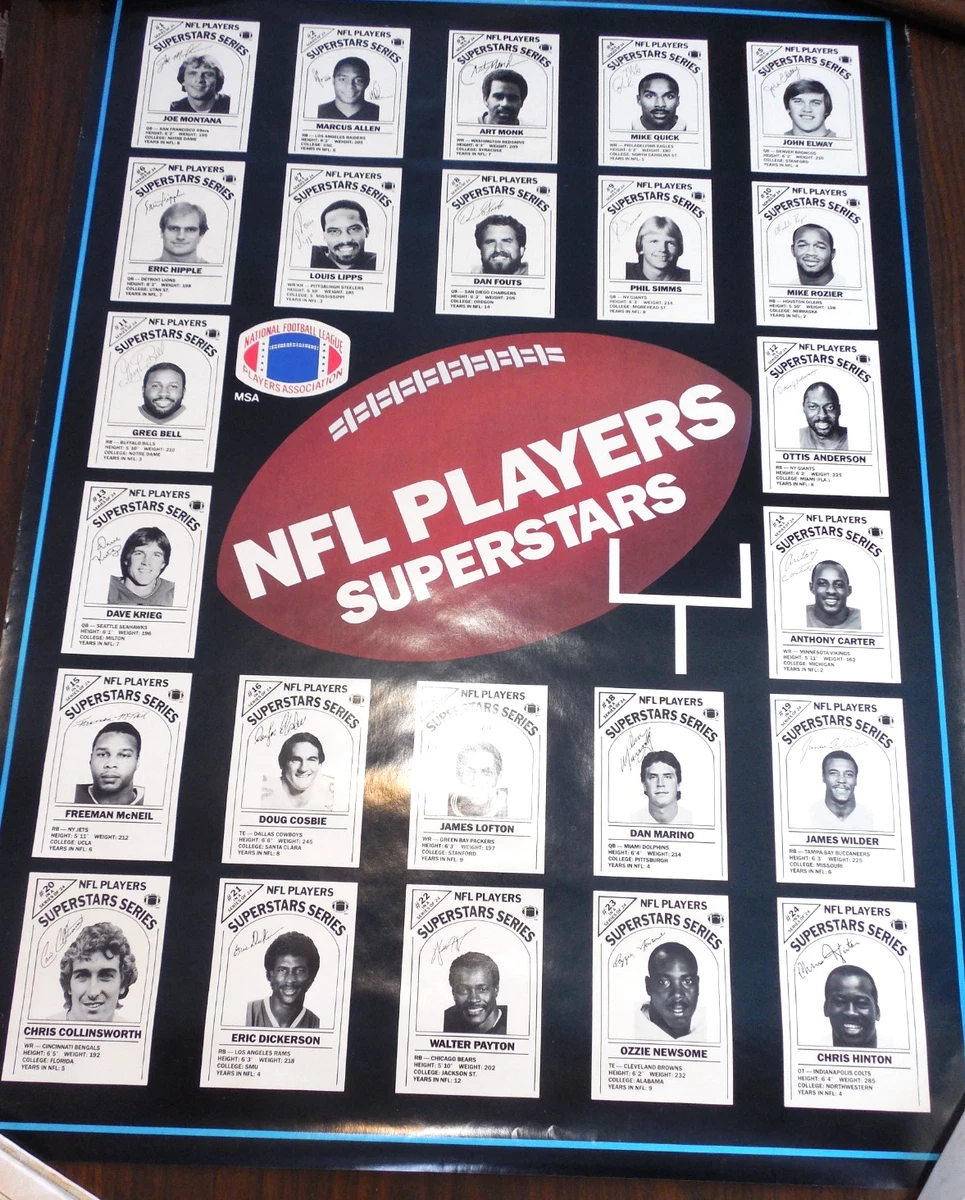 Affiche Vintage Pittsburgh Steelers - Terry Bradshaw, Lambert, Ham, Mean Joe
