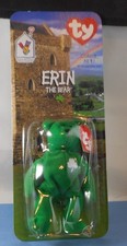 Ty Beanie Baby Erin The Bear 1997 Retired Plush Toy