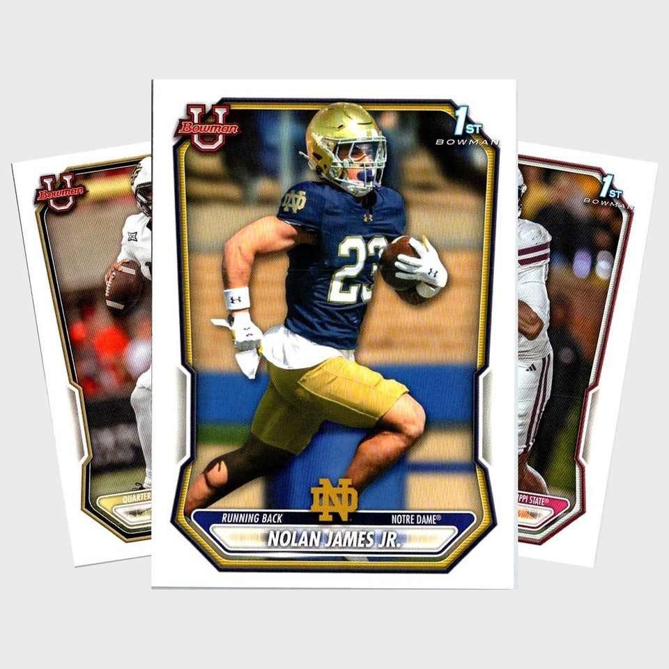 2026 Bowman Football Paper Prospects BPP Pick Your Card 1st Bowman NIL CJ Carr