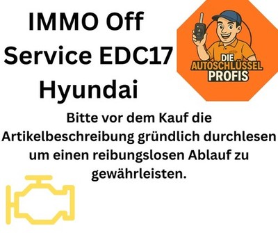 Wegfahrsperre Deaktivieren, WFS OFF, IMMO OFF, Hyundai EDC17