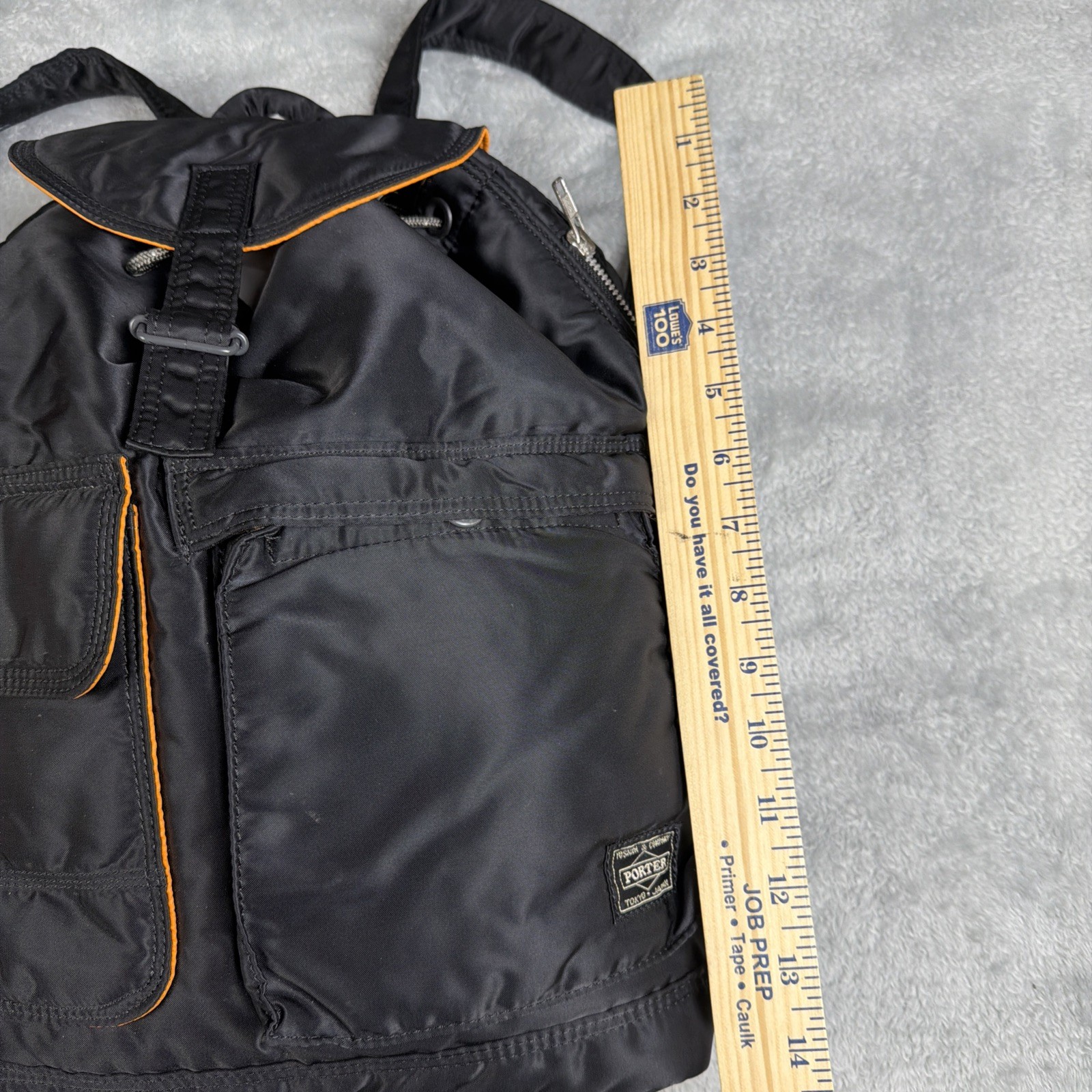 PORTER Tanker Black Drawstring Backpack Yoshida J… - image 4