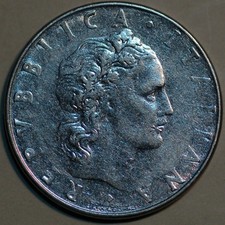 Italy 50 Lire 1977 KM# 95.1