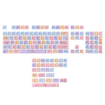 MOA Height PBT Keycap With Mirror Like Ceramics Finish And AntiWear For